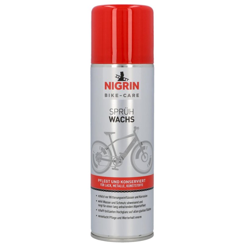 NIGRIN Bike Line gloss spray, 300 ml, high-gloss preservation