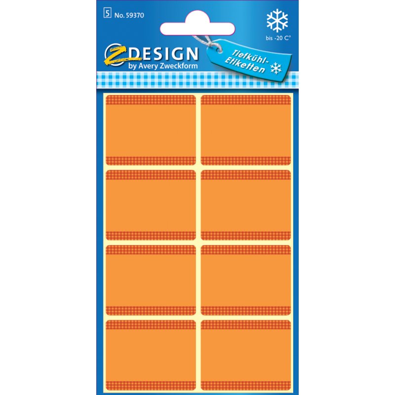 AVERY Zweckform étiquettes congélateur Home, bleu, adhésif permanent, 40 pièces