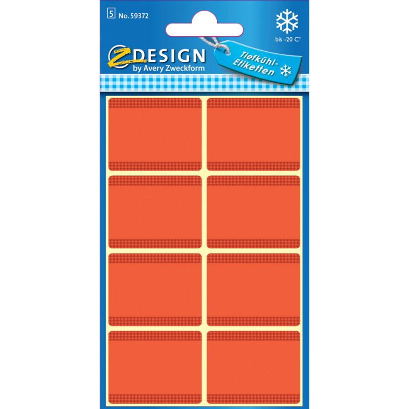 AVERY Zweckform étiquettes congélateur Home, bleu, adhésif permanent, 40 pièces