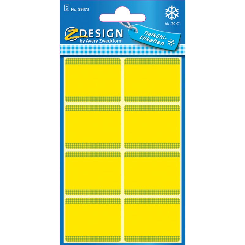 AVERY Zweckform étiquettes congélateur Home, bleu, adhésif permanent, 40 pièces