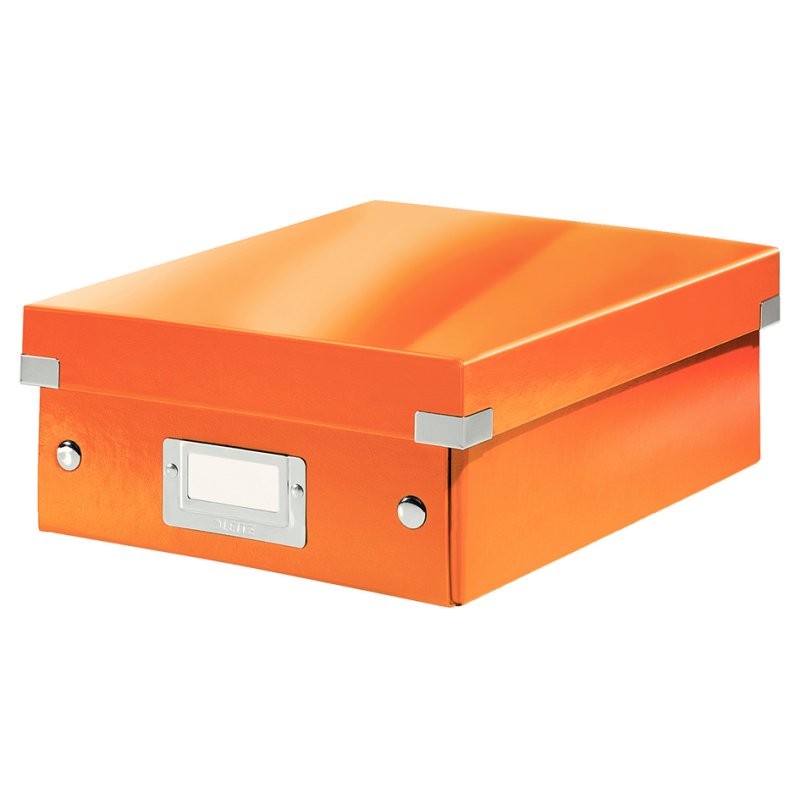 LEITZ boîte de rangement Click & Store WOW, grand, bleu, 280×370×100 mm