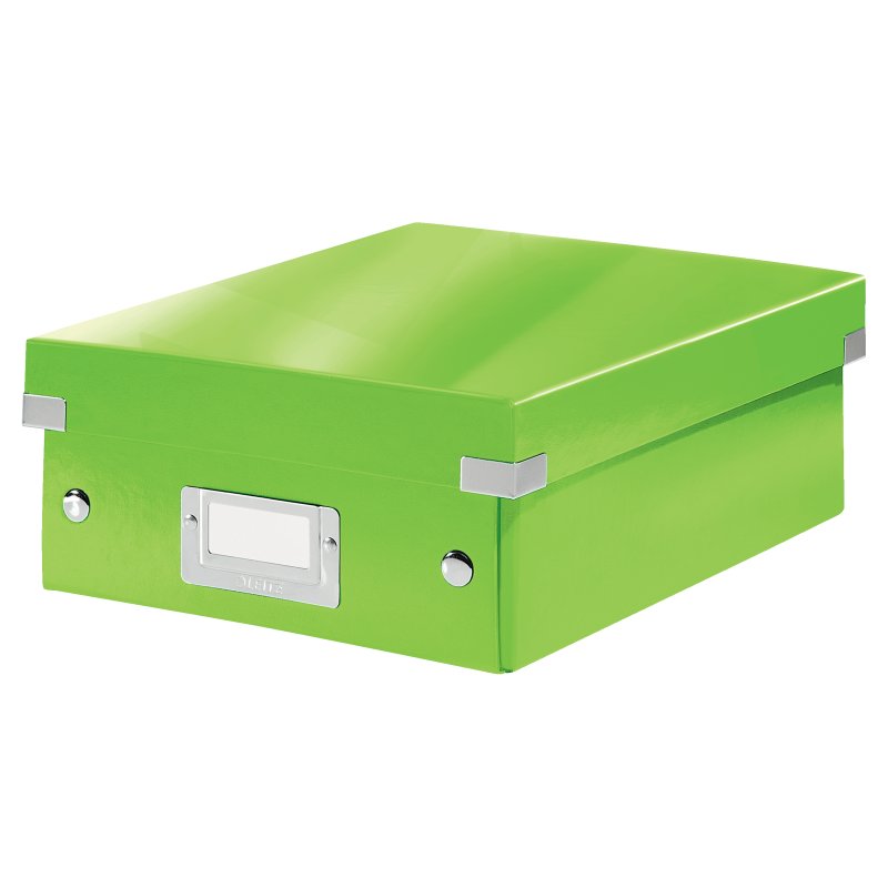 LEITZ boîte de rangement Click & Store WOW, grand, bleu, 280×370×100 mm