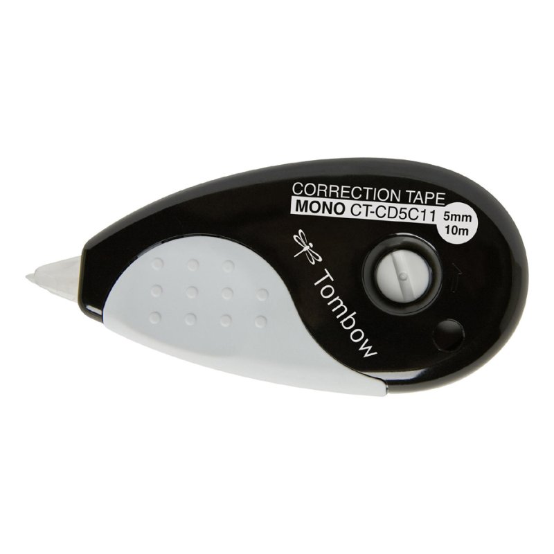 TOMBOW correctieroller MONO grip, 5,0 mm × 10 m, zwart