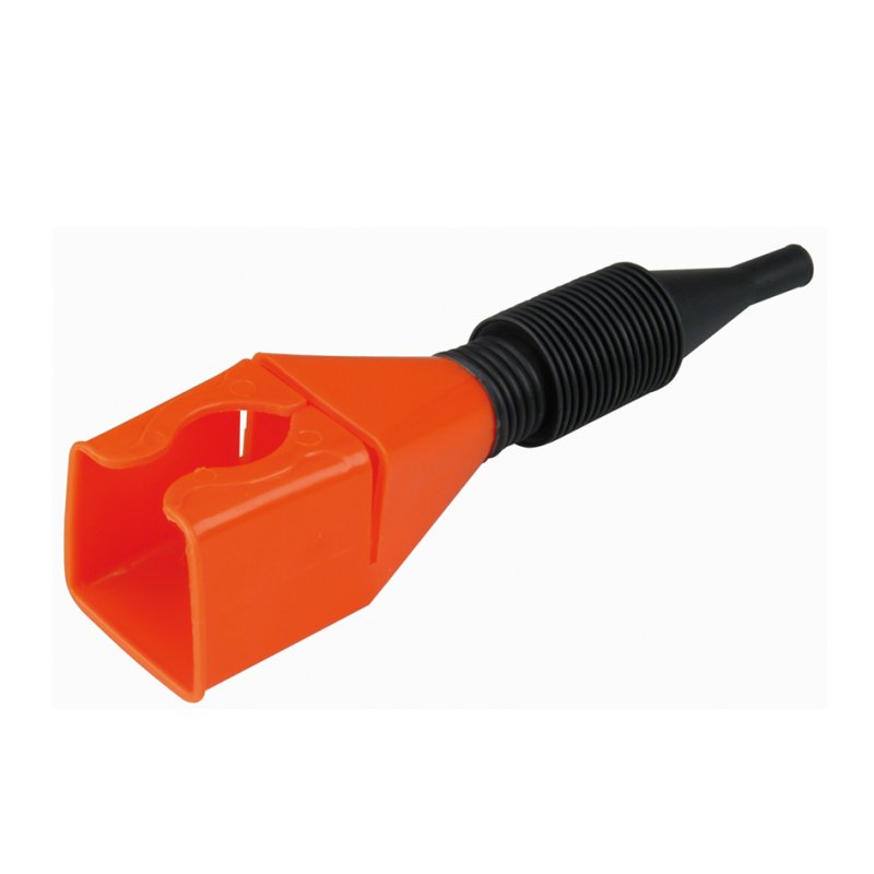 Cartrend entonnoir universel, orange, tuyau flexible, diamètre 25-60 mm