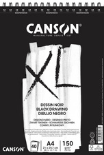 CANSON schetsblok XL Black, A3, zwart, 40 vel