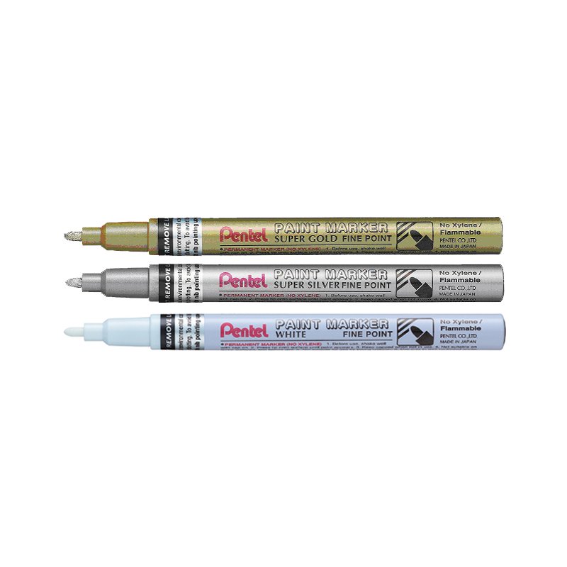 Pentel marqueur à peinture PAINT MARKER MFP10, or, 0,35 mm