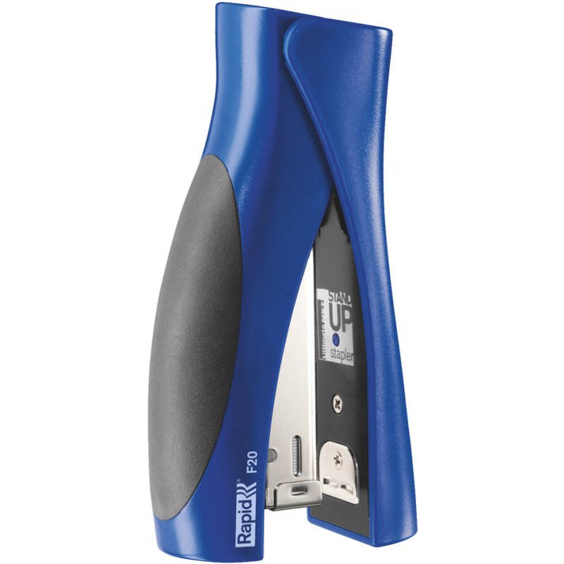 Rapid nietmachine Ultimate F20, blauw, staand model, 20 vel