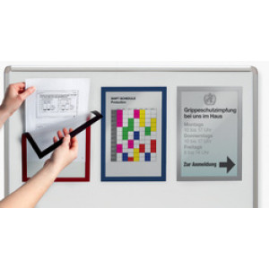 DURABLE magnetische kaderlijst DURAFRAME, A3, rood, 5 stuks