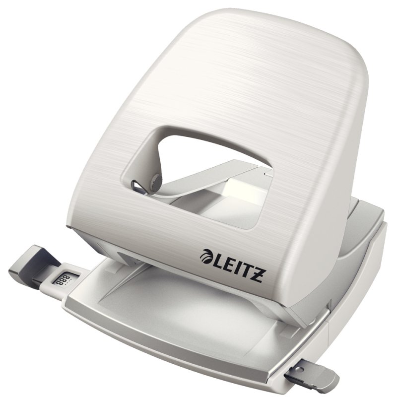 LEITZ perforator Style Nexxt 5008, satijn zwart, 30 vel