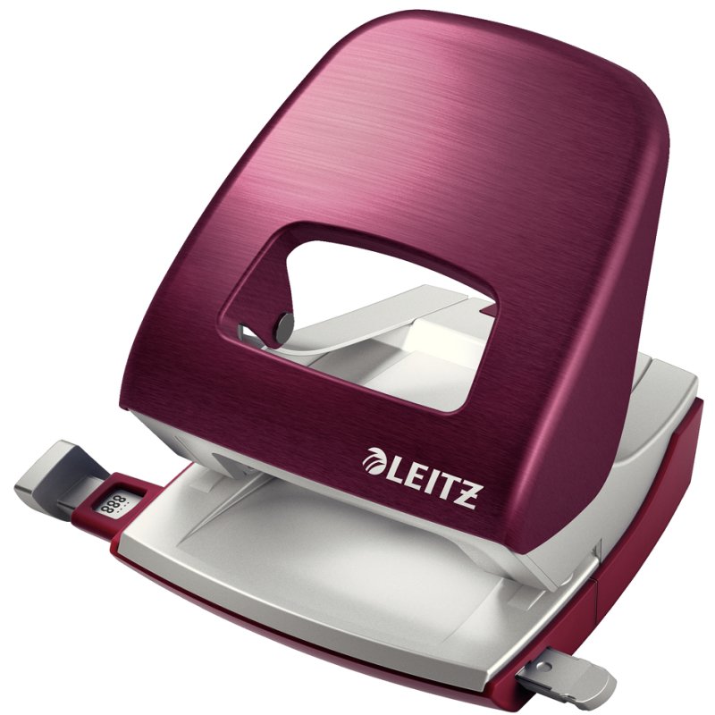 LEITZ perforator Style Nexxt 5008, satijn zwart, 30 vel