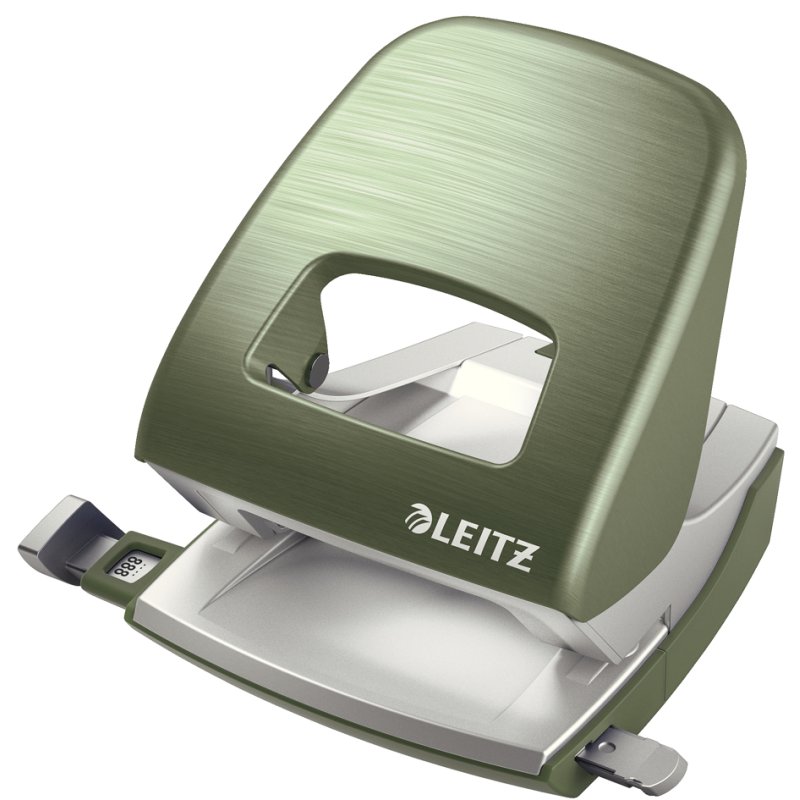 LEITZ perforator Style Nexxt 5008, satijn zwart, 30 vel