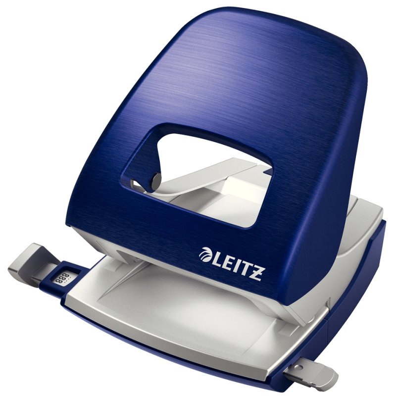 LEITZ perforator Style Nexxt 5008, satijn zwart, 30 vel