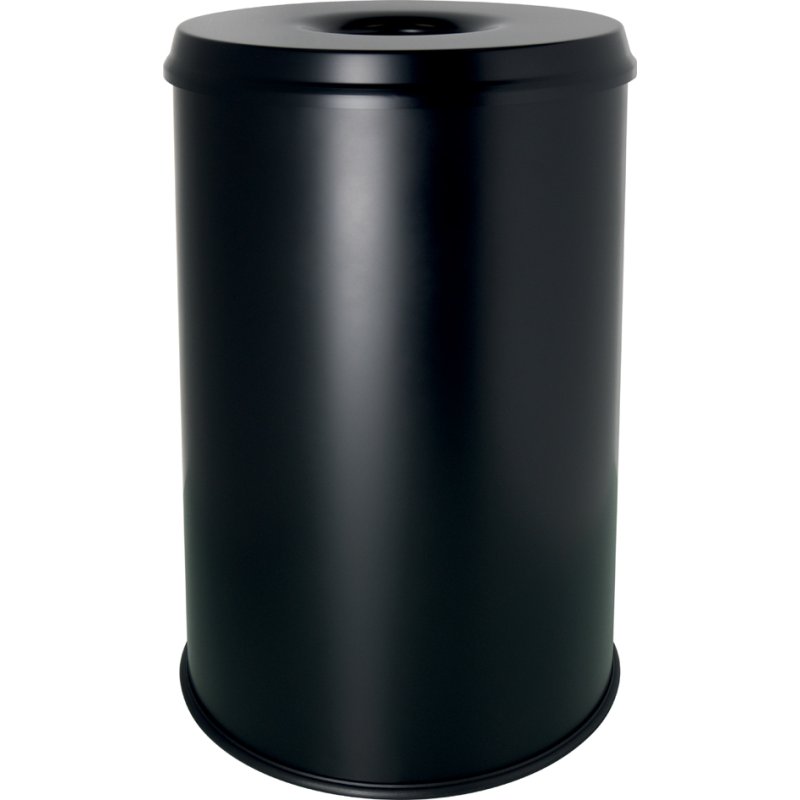 helit poubelle en acier the guardian, 30 litres, noir