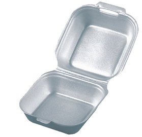 STARPAK burgerbox vierkant, wit, 120×120×75 mm, 100 stuks
