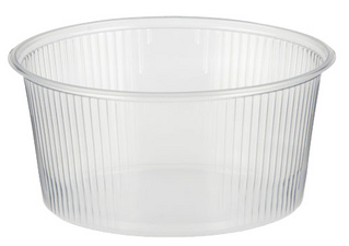 STARPAK verpakkingsbekers rond, transparant PP, 125 ml, 100 stuks