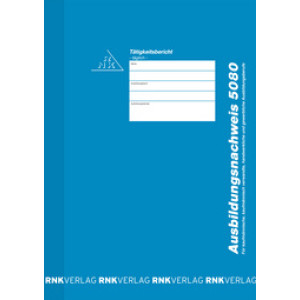 RNK Verlag opleidingsnawijs-heft, dagelijks, DIN A4, azuurblauw
