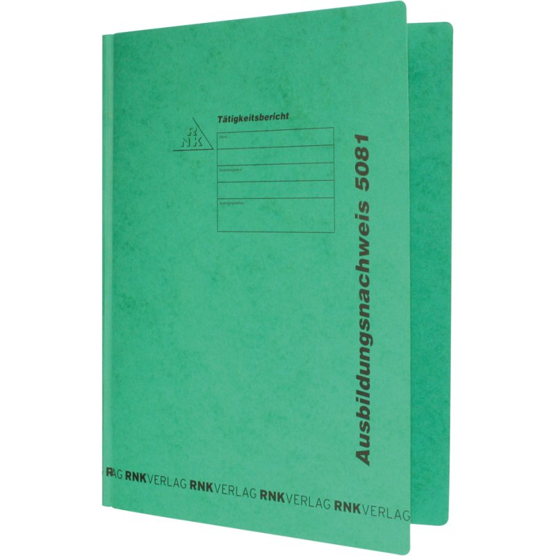RNK Verlag opleidingsmap, karton 390 g/m², A4, groen