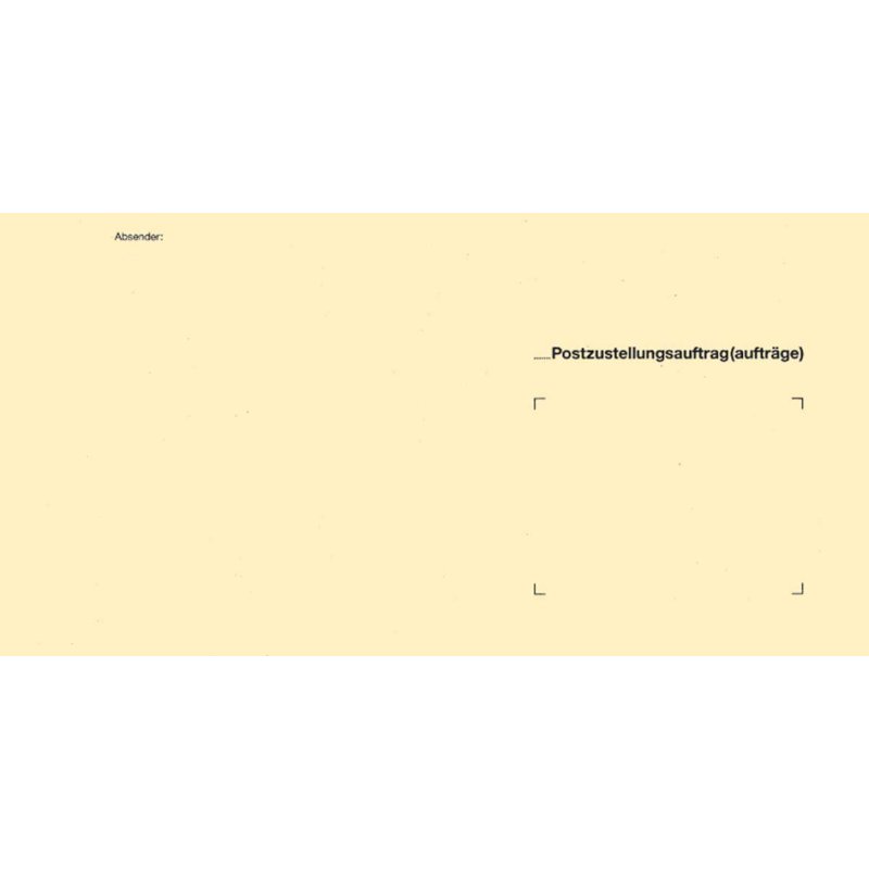 RNK Verlag envelop zonder venster, 235 × 120 mm, geel, 100 stuks