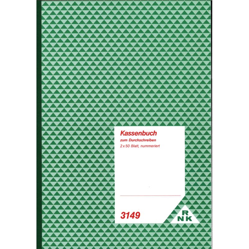 RNK Verlag kasboek A4, 2×50 vel, met doorschrijfpapier