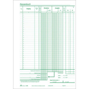 RNK Verlag kassaboek A4, zelfkopiërend, 2 x 40 vel