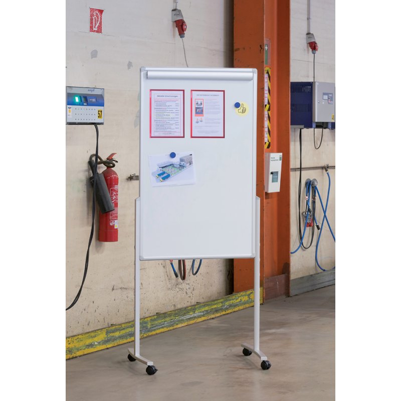 FRANKEN tableau combiné PR, effaçable & magnétique, 810 × 1900 mm