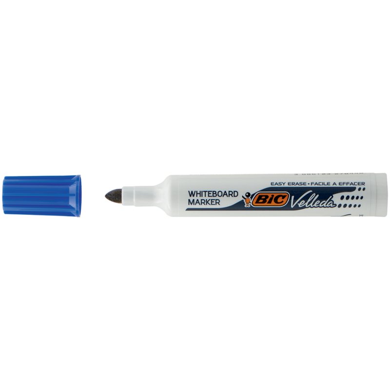 BIC Velleda marqueur pour tableau blanc, rouge, pointe ronde, 1,6 mm