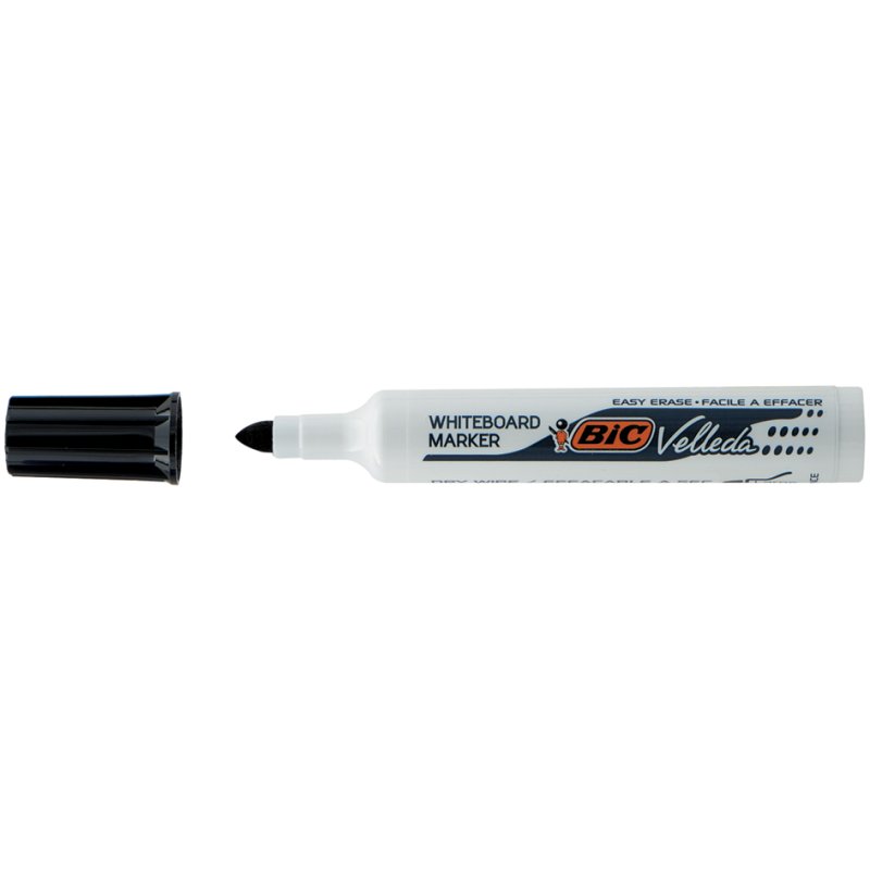 BIC Velleda marqueur pour tableau blanc, rouge, pointe ronde, 1,6 mm