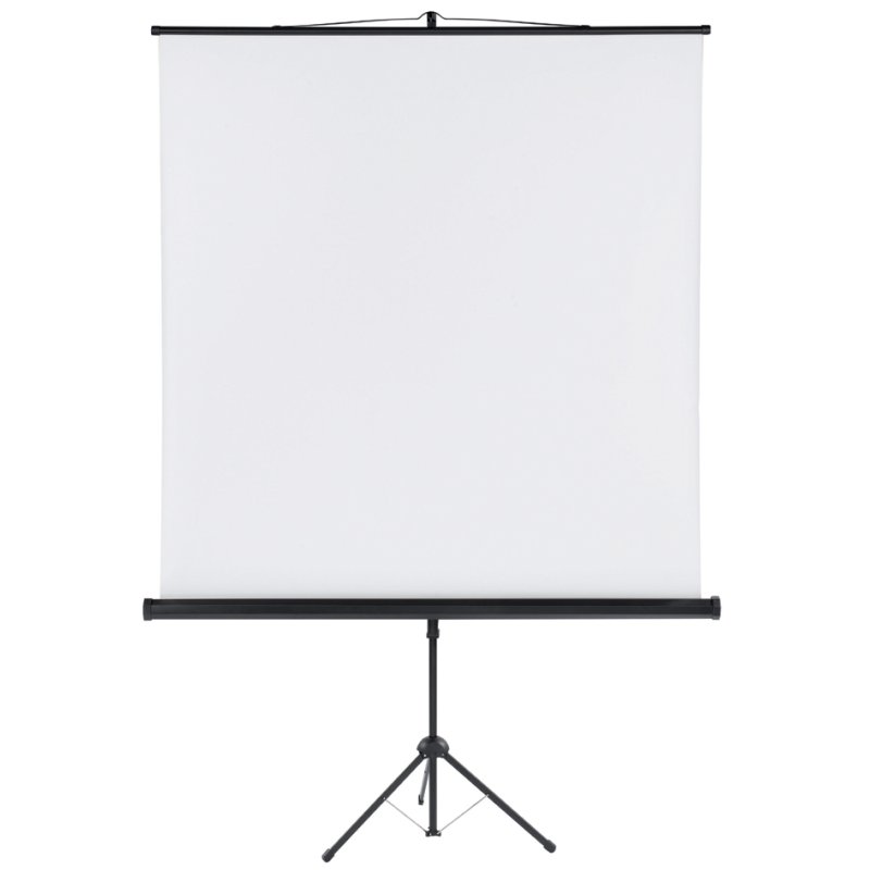 FRANKEN statief projectiescherm X-tra!Line, 150×150 cm, vierkant, zwart
