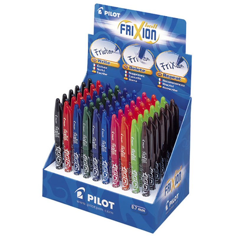 PILOT rollerball pen FRIXION BALL, erasable ink, 60 pieces