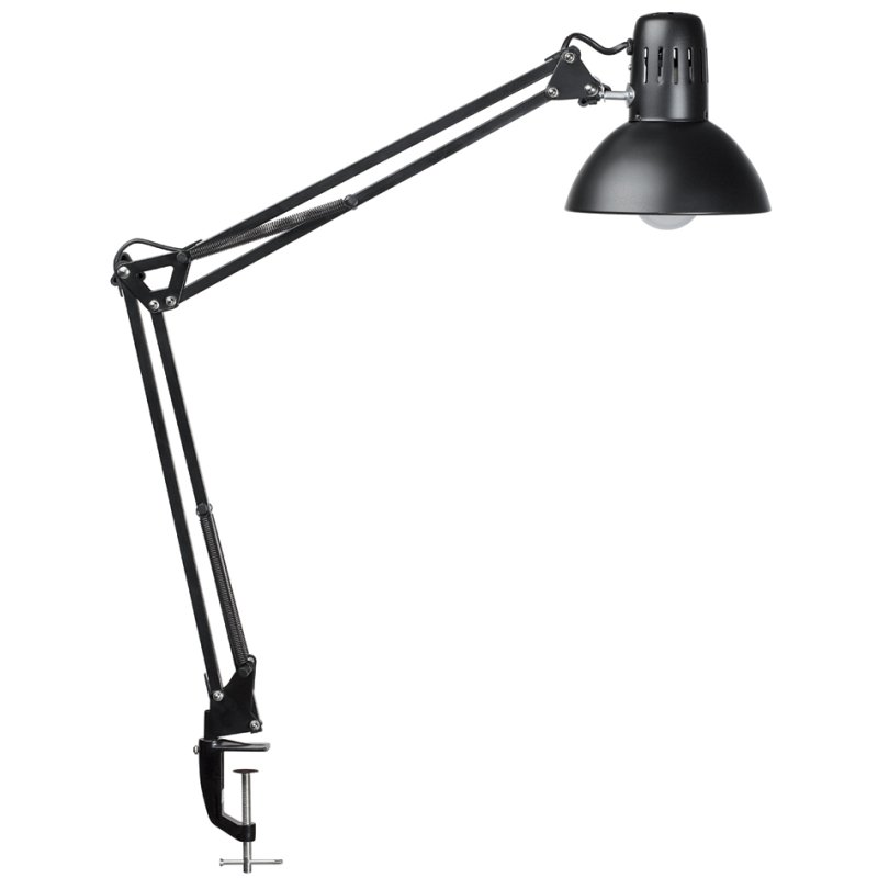 MAUL LED desk lamp MAULstudy with clamp, 10W, black, 950 lumens