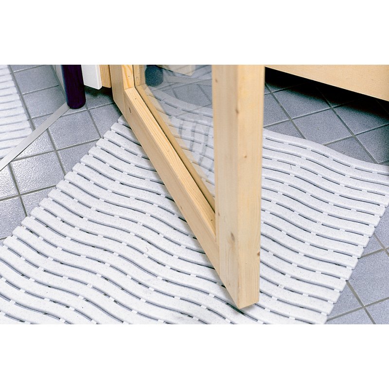 Tapis d'atelier miltex Yoga Spa Basic, 600 × 900 mm, gris, 9 mm