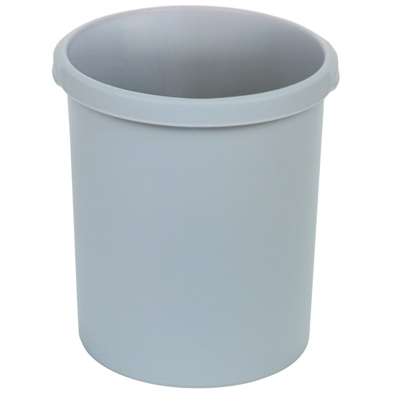 HAN prullenbak KLASSIK, PP, 30 liter, lichtgrijs