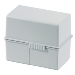 HAN indexkaartenbox A5 dwars, blauw, polystyrol, 450 kaarten