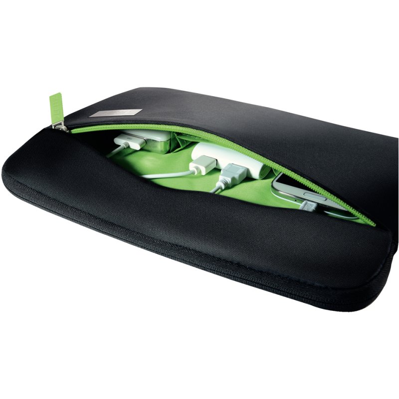 LEITZ tablettas Complete, 10 inch, zwart polyester, ritssluiting