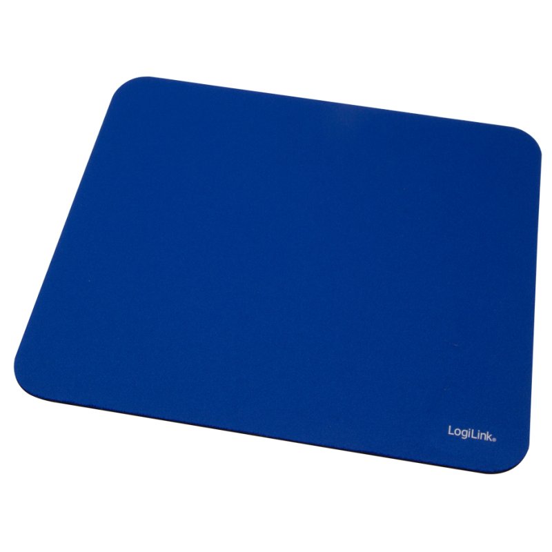 LogiLink Gaming muismat, blauw, 230×205×4 mm, natuurrubber