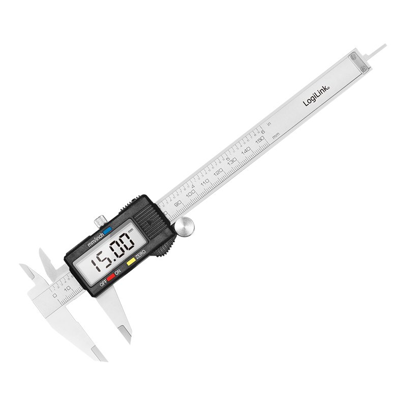 LogiLink Professional pied à coulisse numérique, écran LCD, métrique et impériale