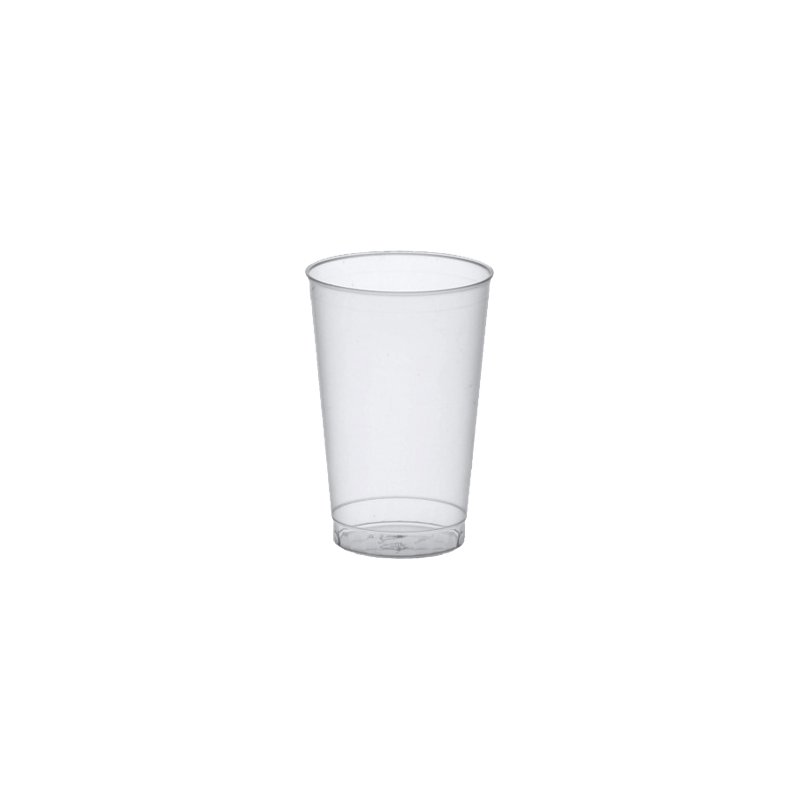 STARPAK gobelet réutilisable PP, 0,2 litre, translucide, 40 pièces