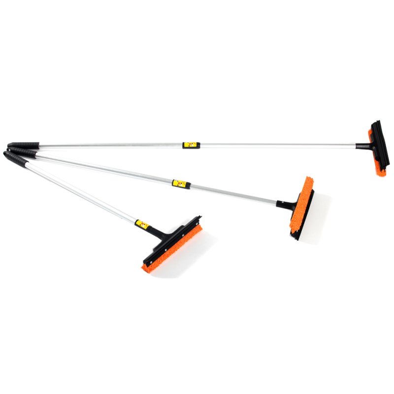 IWH Nettoyant vitres avec éponge et raclette, argent, 200 mm