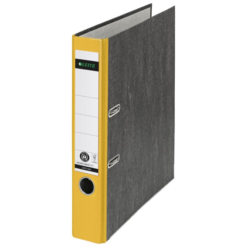 LEITZ classeur marbre nuageux A4, jaune, 52 mm