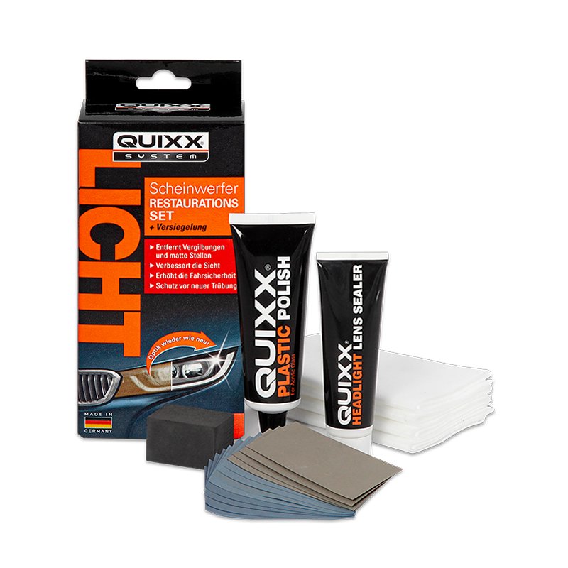 QUIXX koplamp restauratieset, 19-delig