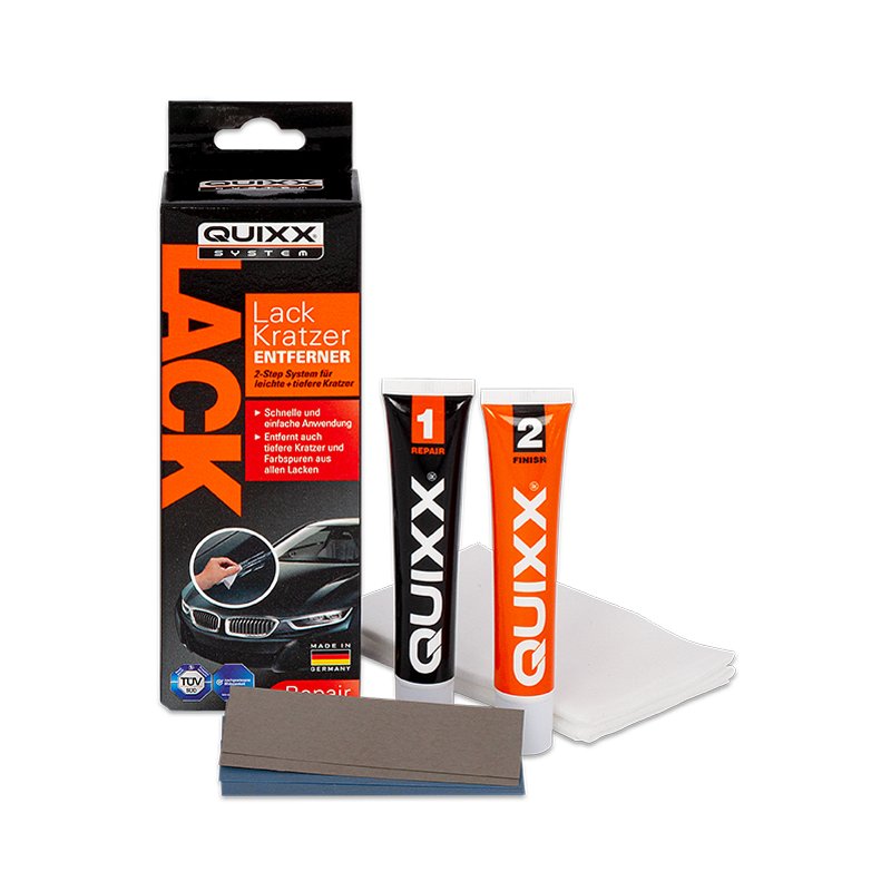 QUIXX enlever les rayures pour vernis automobile, 8 pièces