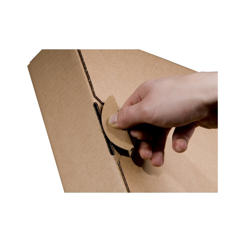 SMARTBOXPRO classeur carton d'expédition, marron, réglable 50-80 mm, 20 pièces