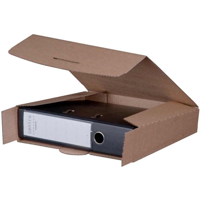 SMARTBOXPRO classeur carton d'expédition, marron, réglable 50-80 mm, 20 pièces