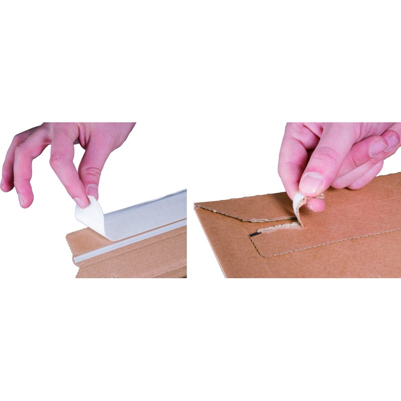 SMARTBOXPRO verzendenvelop, golfkarton, bruin, A4 formaat, 25 stuks