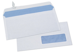 GPV enveloppen C6, 114 × 162 mm, wit, zonder venster, 500 stuks
