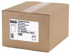 GPV verzendtassen B5, 176 × 250 mm, wit, 500 stuks