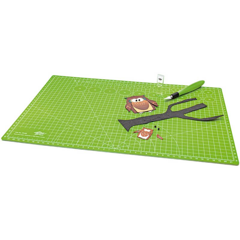 WEDO tapis de coupe et loisirs créatifs gamme confort, A4, vert, 3 mm