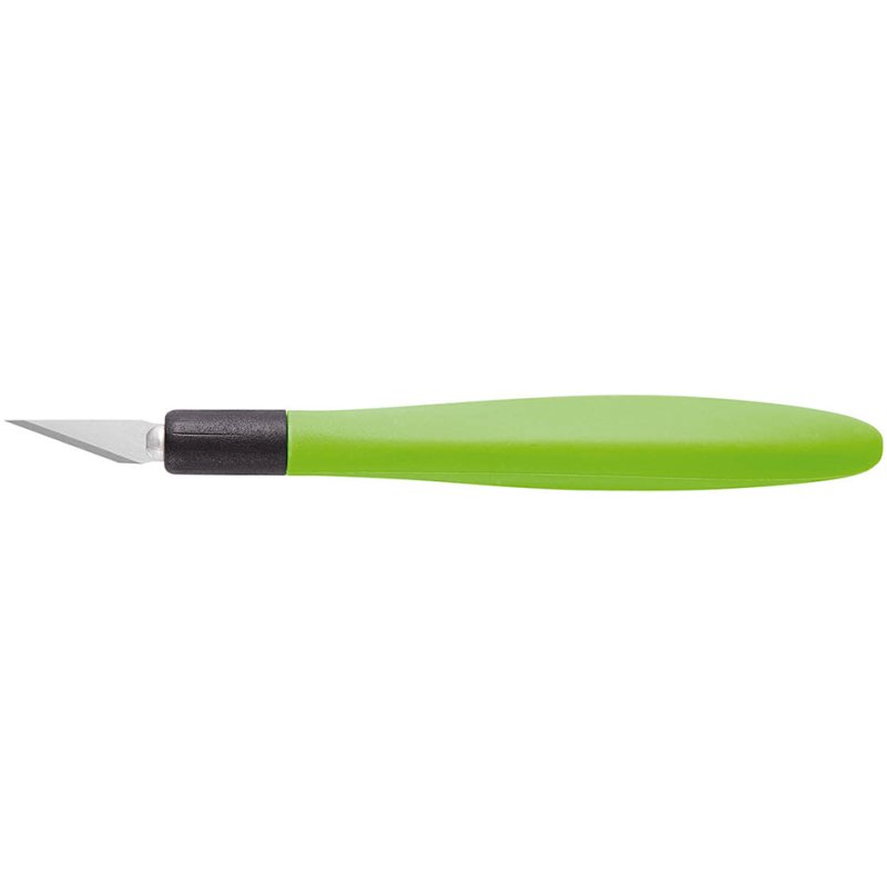 WEDO couteau de loisirs créatifs Comfortline, vert, avec 5 lames de précision