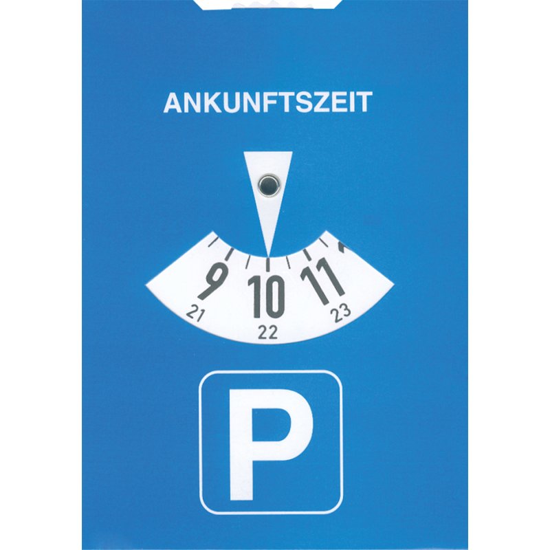 RNK Verlag disque de stationnement carton, bleu, 110×150 mm
