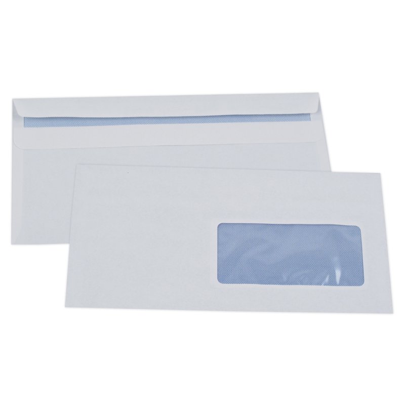 GPV enveloppes C6, 114 × 162 mm, blanc 80 g/m², 500 pièces